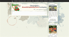 Desktop Screenshot of benedekgyumolcsfarm.hu